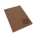 Engravable Leather Notepad Holder Customs & Awards - MISC Trophy Dark Leather