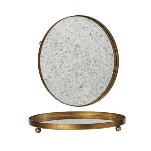 Decorative Metal Antiqued Mirror Tray HOME & GIFTS - Home Decor - Decorative Accents Creative Co-Op   