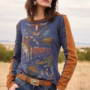 Double D Ranch All Across Texas Tee WOMEN - Clothing - Tops - Short Sleeved Double D Ranchwear, Inc.   