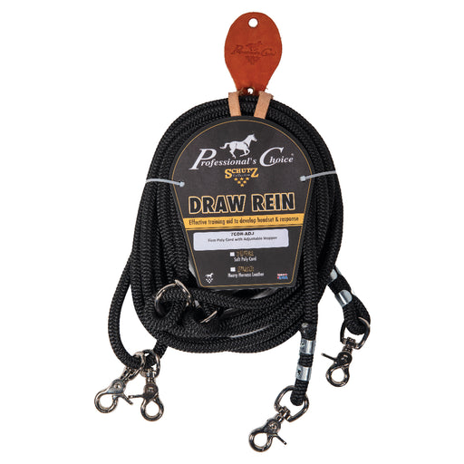 Professional's Choice Adjustable Training Reins Tack - Reins Professional's Choice   