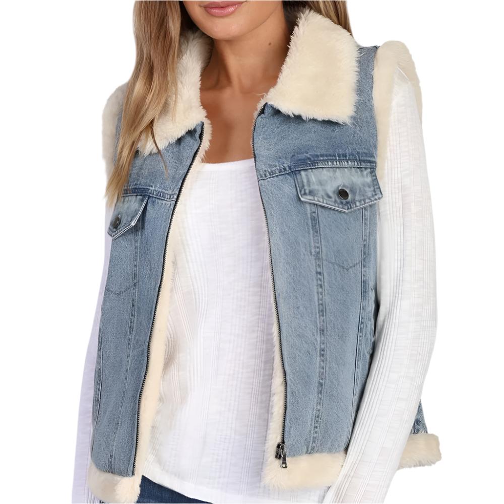 Dylan Asher Denim Vest WOMEN - Clothing - Outerwear - Vests Dylan   