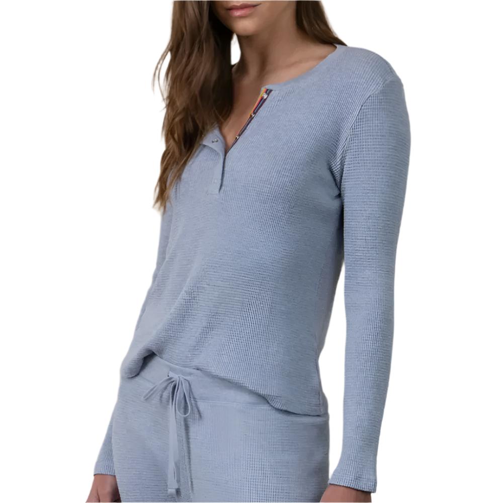 Dylan Thermal Henley Top WOMEN - Clothing - Tops - Long Sleeved Dylan