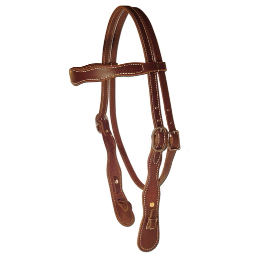 Teskey's Oiled Cowboy Headstall Tack - Headstalls Teskey's