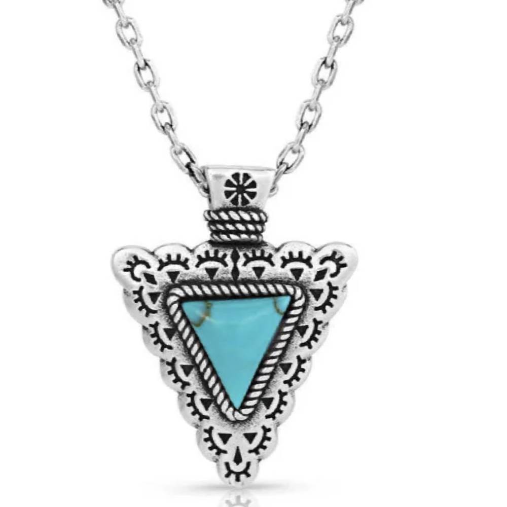 Montana Silversmiths Established Strength Turquoise Necklace WOMEN - Accessories - Jewelry - Necklaces Montana Silversmiths   