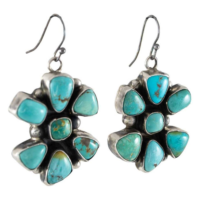 Ella Peters Kingman Cluster Earrings WOMEN - Accessories - Jewelry - Earrings Sunwest Silver   