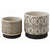 Embossed Stoneware Planters Home & Gifts - Home Decor - Decorative Accents Creative Co-Op   