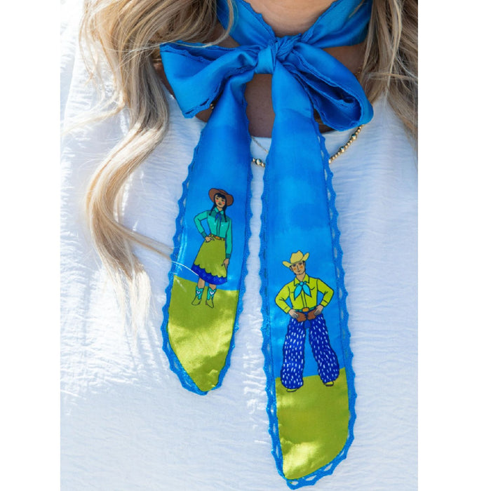 Ezra Esme Silk Twilly Scarf