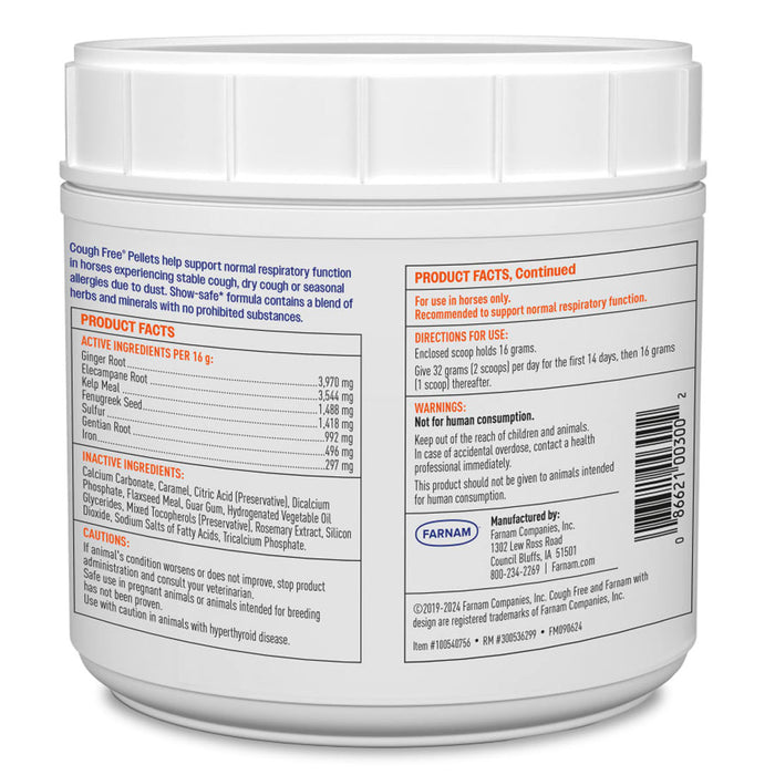 Farnam Cough Free Equine - Supplements Farnam