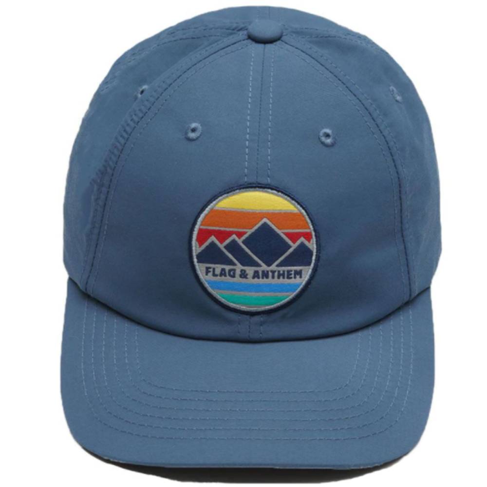 Flag & Anthem Mountain Range UPF Hat HATS - BASEBALL CAPS Flag And Anthem   
