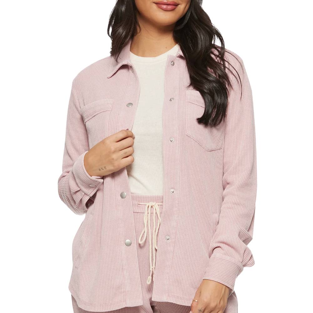 Kittenish x Flag & Anthem Women's Riley Thermal Knit Shirt Jacket