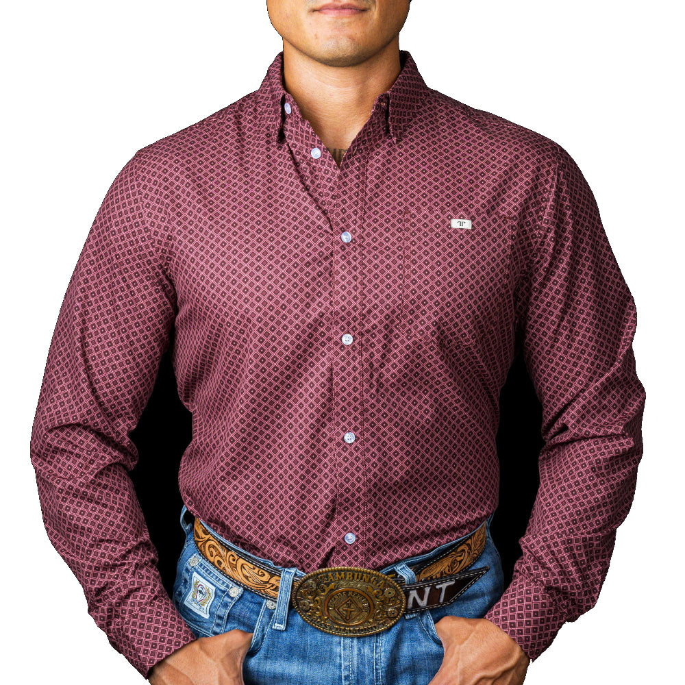 Ferrell Brand The Nicholas Button Up Shirt MEN - Clothing - Shirts - Long Sleeve Ferrell Brand