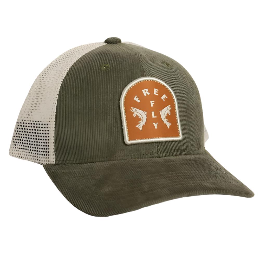 Free Fly Doubled Up Trucker Hat - Smokey Olive HATS - BASEBALL CAPS Free Fly Apparel   