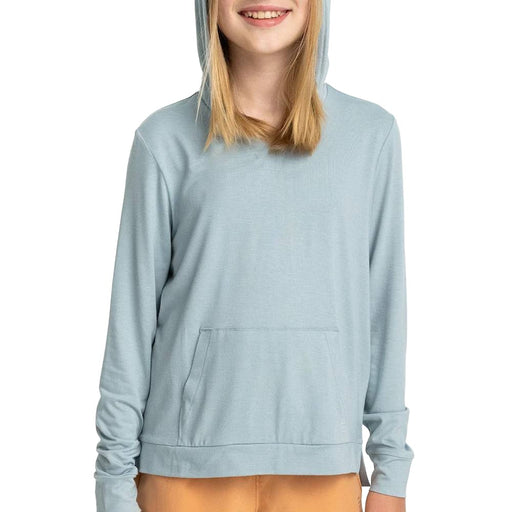 Free Fly Girl's Bamboo Shade Hoodie - Ocean Mist KIDS - Girls - Clothing - Sweatshirts & Hoodies Free Fly Apparel   