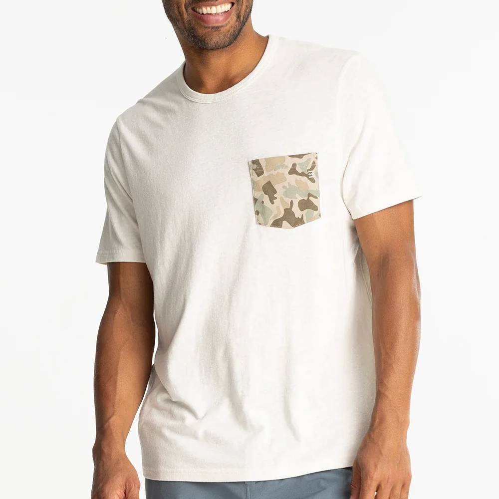 Free Fly Men's Barrier Island Camo Pocket Tee MEN - Clothing - T-Shirts & Tanks Free Fly Apparel   