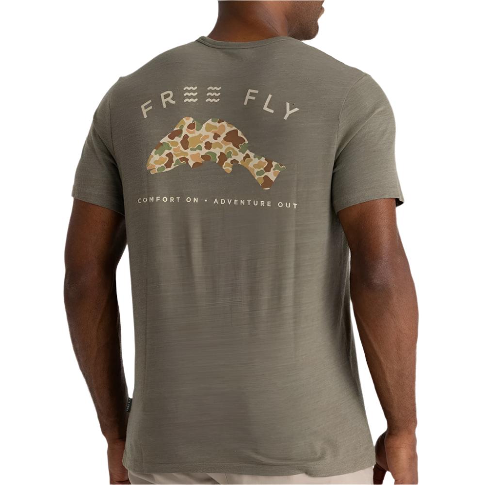 Free Fly Men's Vintage Camo Redfish Pocket Tee MEN - Clothing - T-Shirts & Tanks Free Fly Apparel   