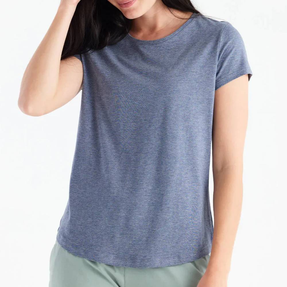 Free Fly Women's Bamboo Current Tee WOMEN - Clothing - Tops - Short Sleeved Free Fly Apparel   