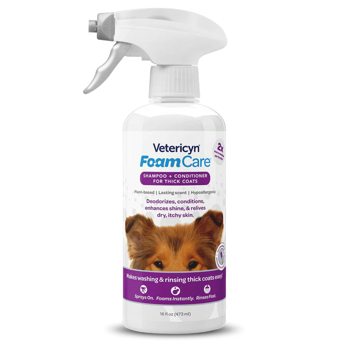 Vetericyn FoamCare Thick Coat Shampoo