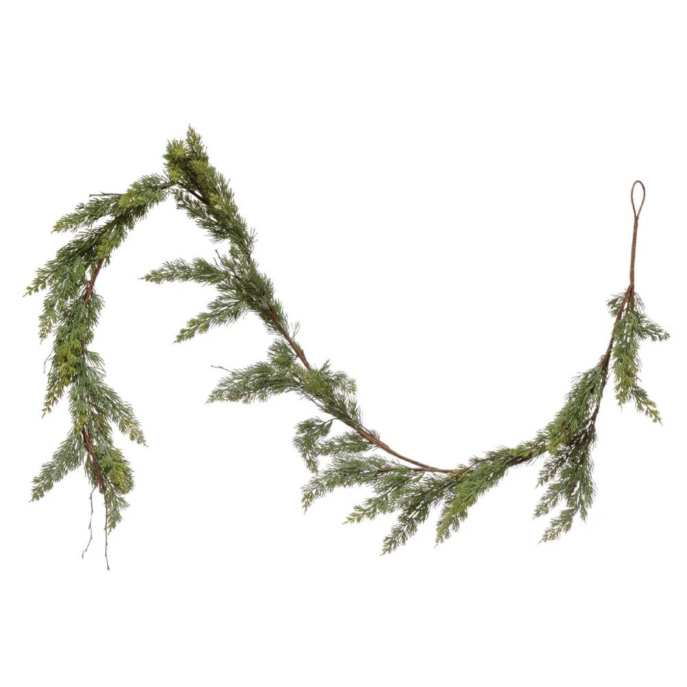 Faux Cedar Garland HOME & GIFTS - Home Decor - Seasonal Decor Creative Co-Op