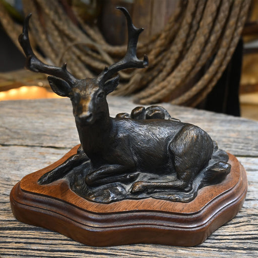 Resting Buck by Mike Flanagan Collectibles Mike Flanagan