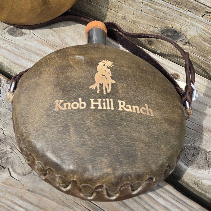 Engravable Rawhide Canteen