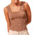 Floral Jacquard Seamless Tank Top WOMEN - Clothing - Tops - Sleeveless So Me   