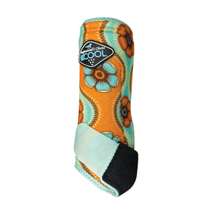 Professional's Choice 2XCool Sports Medicine Boot Limited Edition Tack - Leg Protection-Splint Boots Professional's Choice 2-Pack Front Small Flower