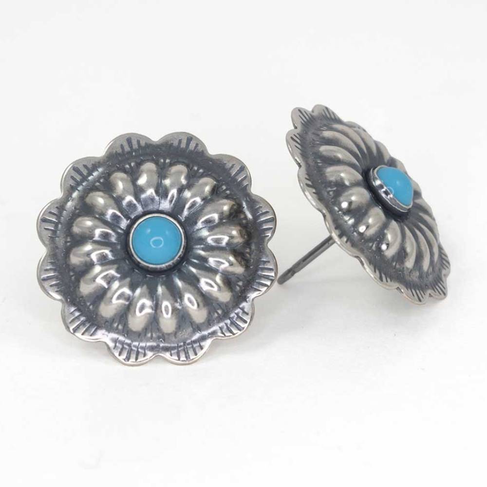 Mojag Flower Stud Earrings WOMEN - Accessories - Jewelry - Earrings Sunwest Silver   