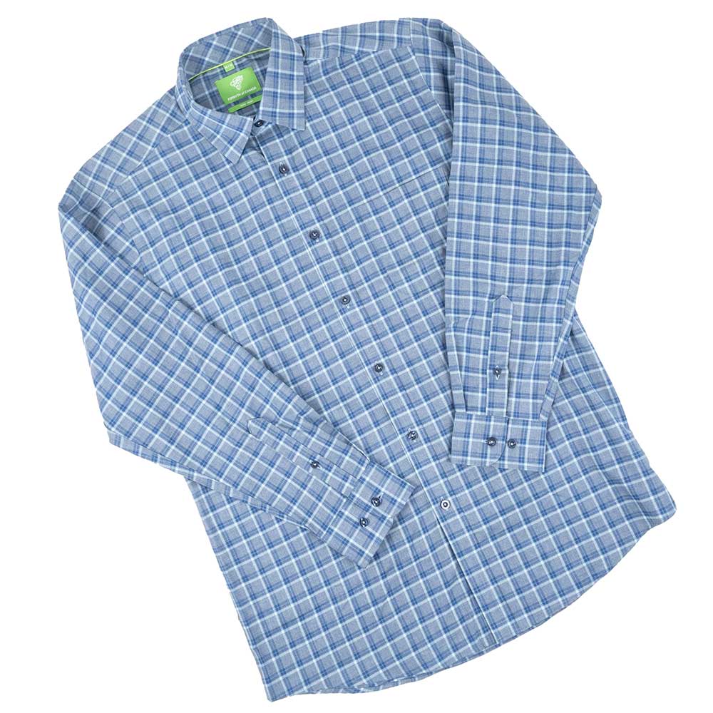Forsyth of Canada Men's Heathered Checker Button Shirt MEN - Clothing - Shirts - Long Sleeve Shirts Forsyth Shirt Co   