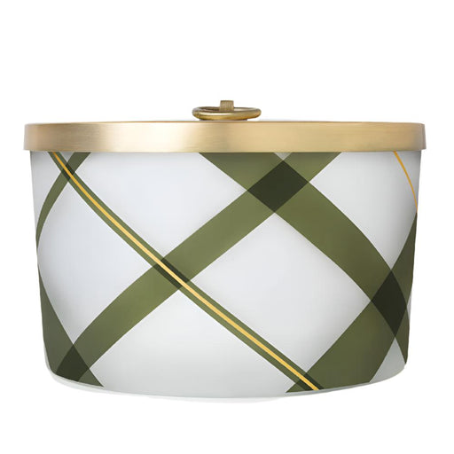 Thymes Frasier Fir Frosted Plaid 3-Wick Candle HOME & GIFTS - Home Decor - Candles + Diffusers Thymes   