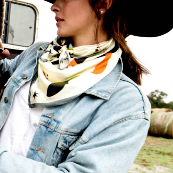 Fringe Scarves "Saviour" Short Wild Rag ACCESSORIES - Additional Accessories - Wild Rags & Scarves Fringe Scarves   