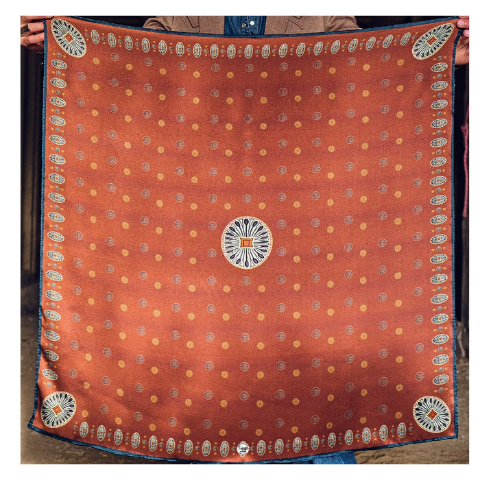 Fringe Scarves San Miguel Rust Long Tail Scarf