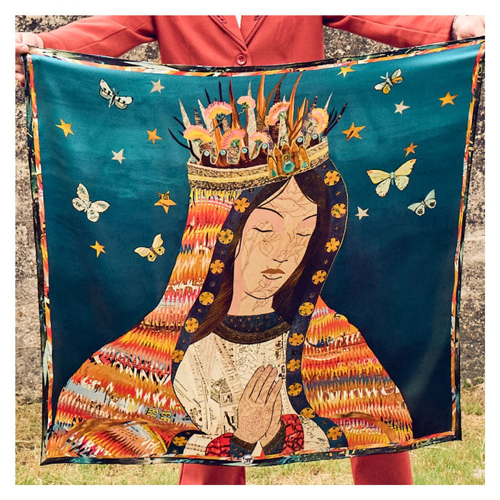Fringe Scarves Celestial Queen Long Tail Scarf