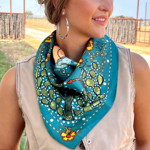 Fringe Scarves "Porter" Short Wild Rag ACCESSORIES - Additional Accessories - Wild Rags & Scarves Fringe Scarves   