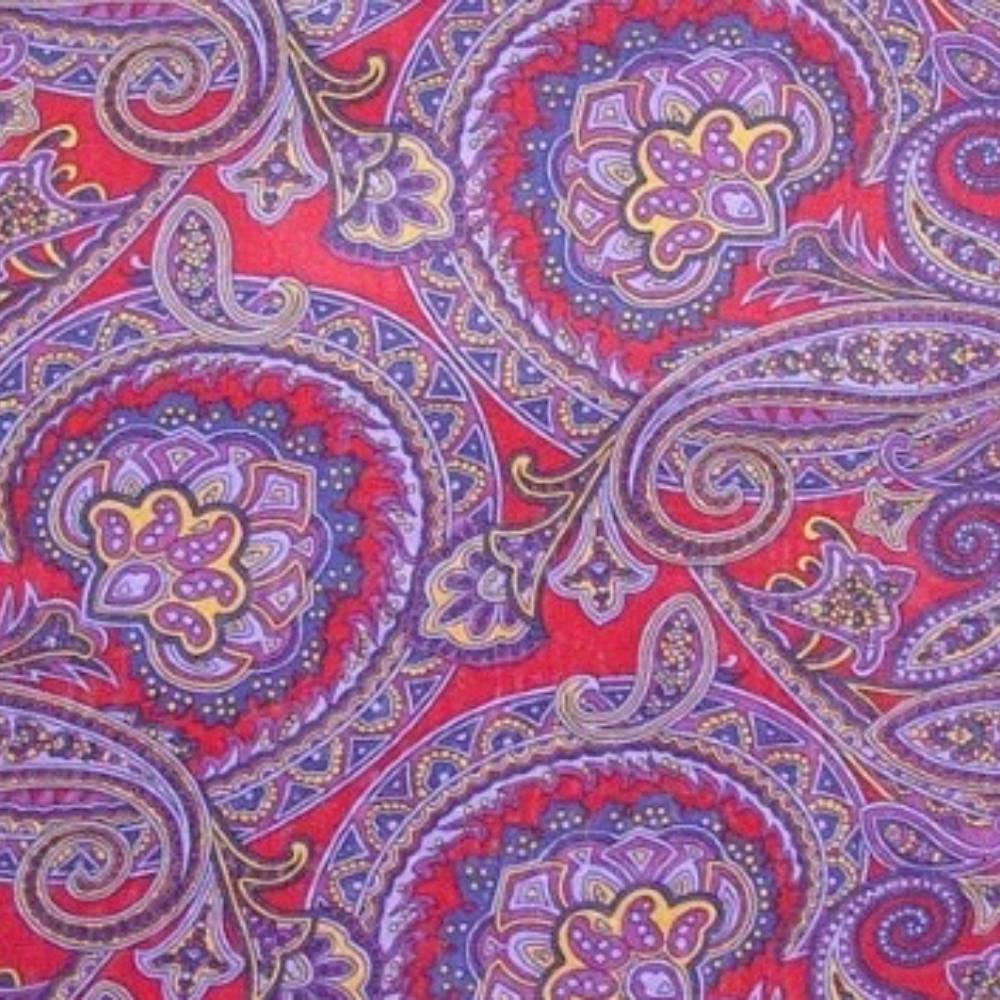 Frontier Paisley Calico Silk Scarf ACCESSORIES - Additional Accessories - Wild Rags & Scarves Wyoming Traders