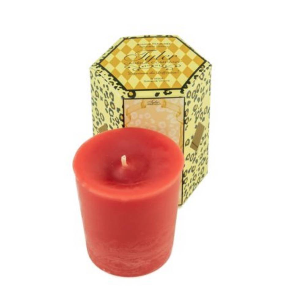 Frosted Pomegranate Votive Candle HOME & GIFTS - Home Decor - Candles + Diffusers Tyler Candle Company   