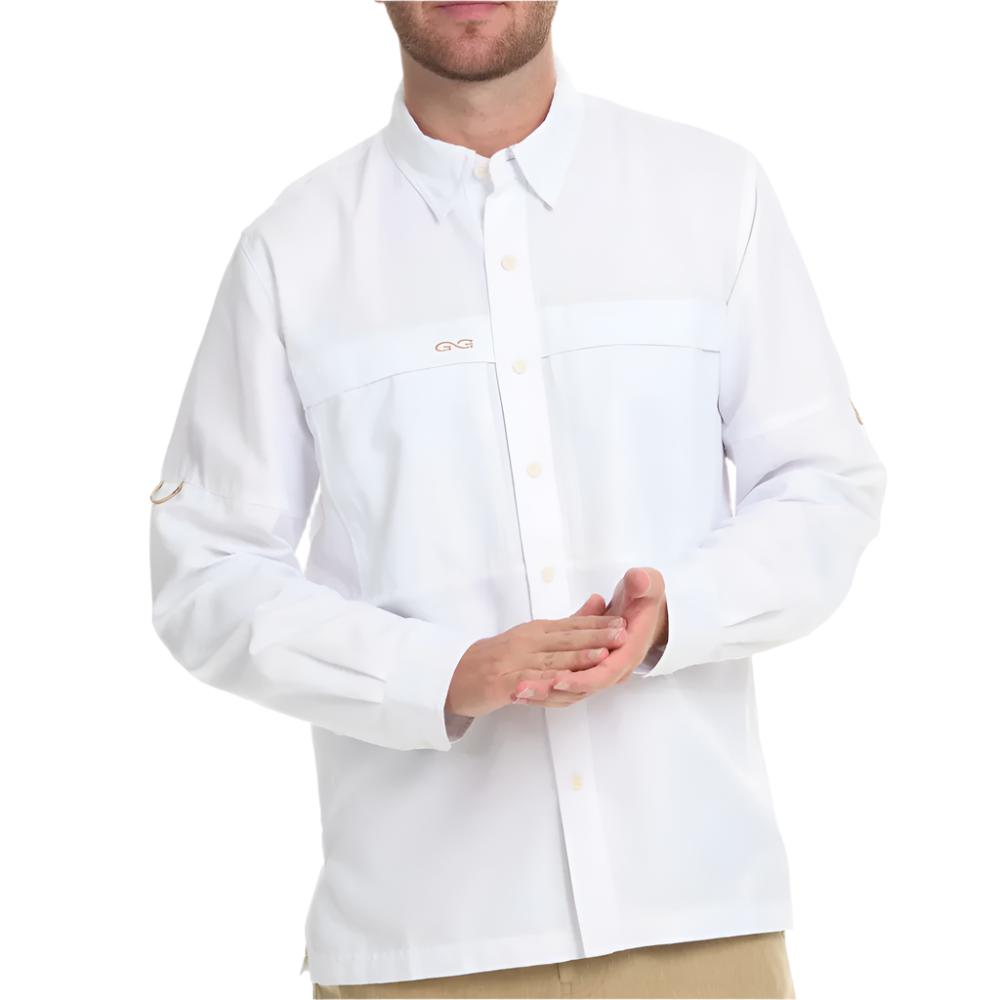 GameGuard White Explorer Shirt MEN - Clothing - Shirts - Long Sleeve Shirts GameGuard   