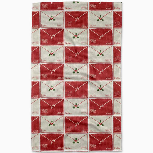 Geometry Christmas Letter Stack Tea Towel HOME & GIFTS - Tabletop + Kitchen - Kitchen Decor Geometry