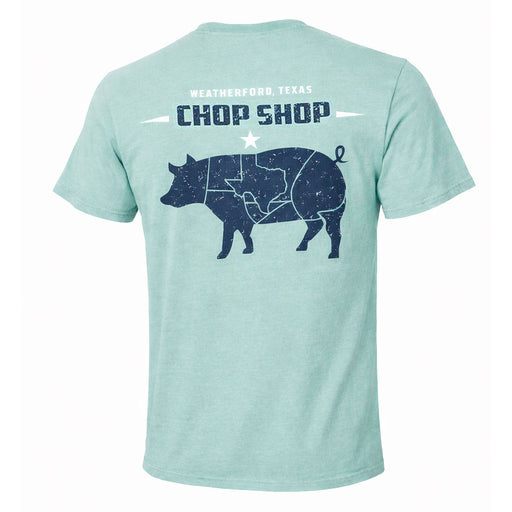 Teskey's Chop Shop Tee - Lagoon TESKEY'S GEAR - SS T-Shirts Teskey's