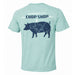 Teskey's Chop Shop Tee - Lagoon TESKEY'S GEAR - SS T-Shirts Teskey's