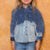 Girl's Dip Dyed Corduroy Shirt KIDS - Girls - Clothing - Tops - Long Sleeve Tops Oddi Clothing   