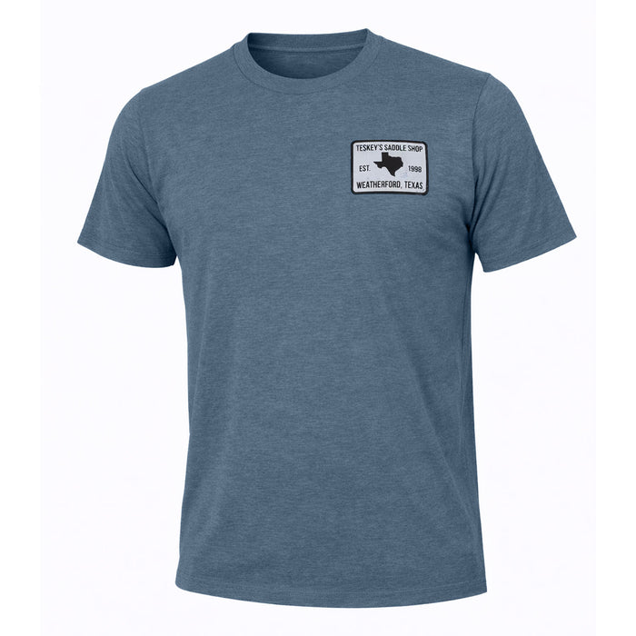 Teskey's Saddle Shop Tee - Glacier TESKEY'S GEAR - SS T-Shirts Teskey's