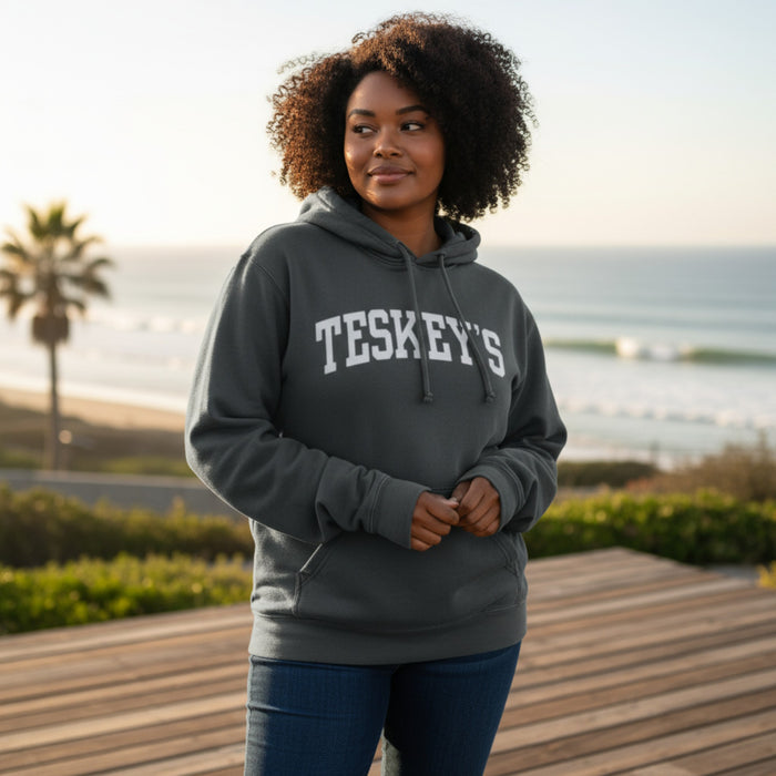 Teskey's Varsity Felt Hoodie - Forest