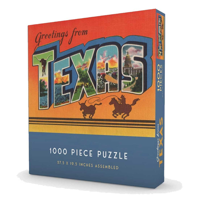 Greetings from Texas 1000 Piece Puzzle