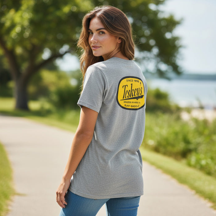 Teskey's Brazos River Tee - Premium Heather