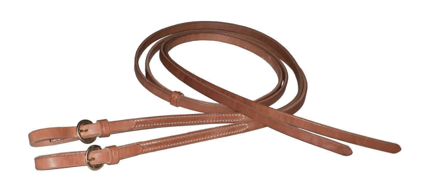 Teskey's 5/8" Buckle End Split Reins Tack - Reins Teskey's   