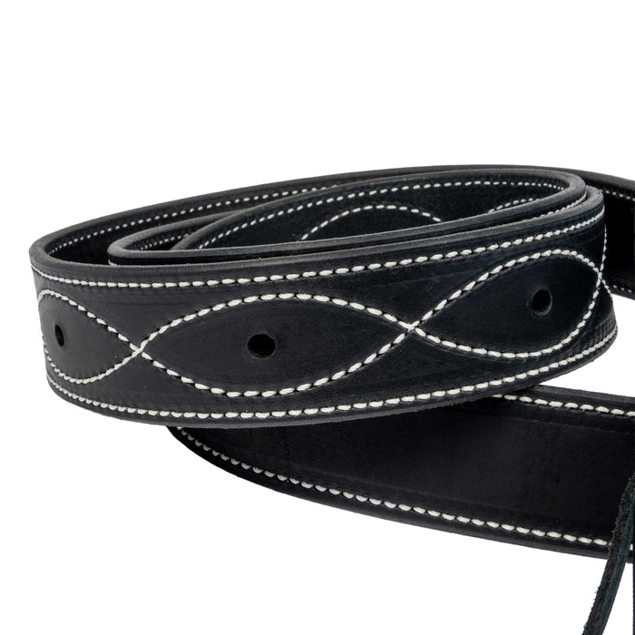 Teskey's Black Stitched Latigo