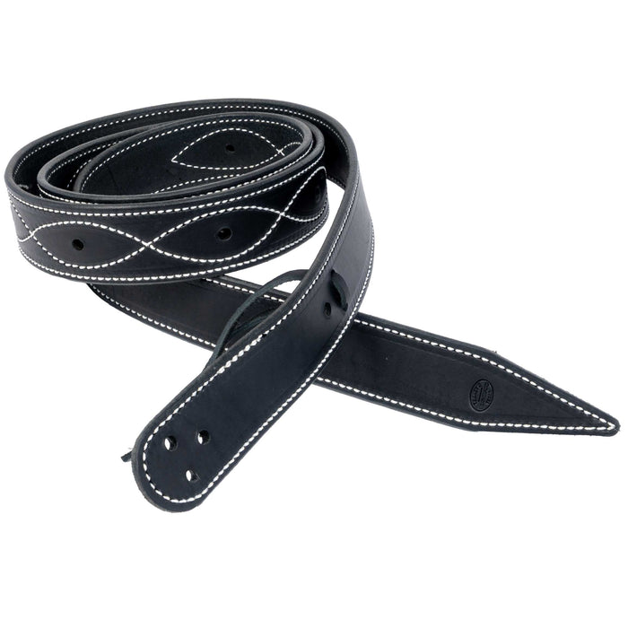 Teskey's Black Stitched Latigo