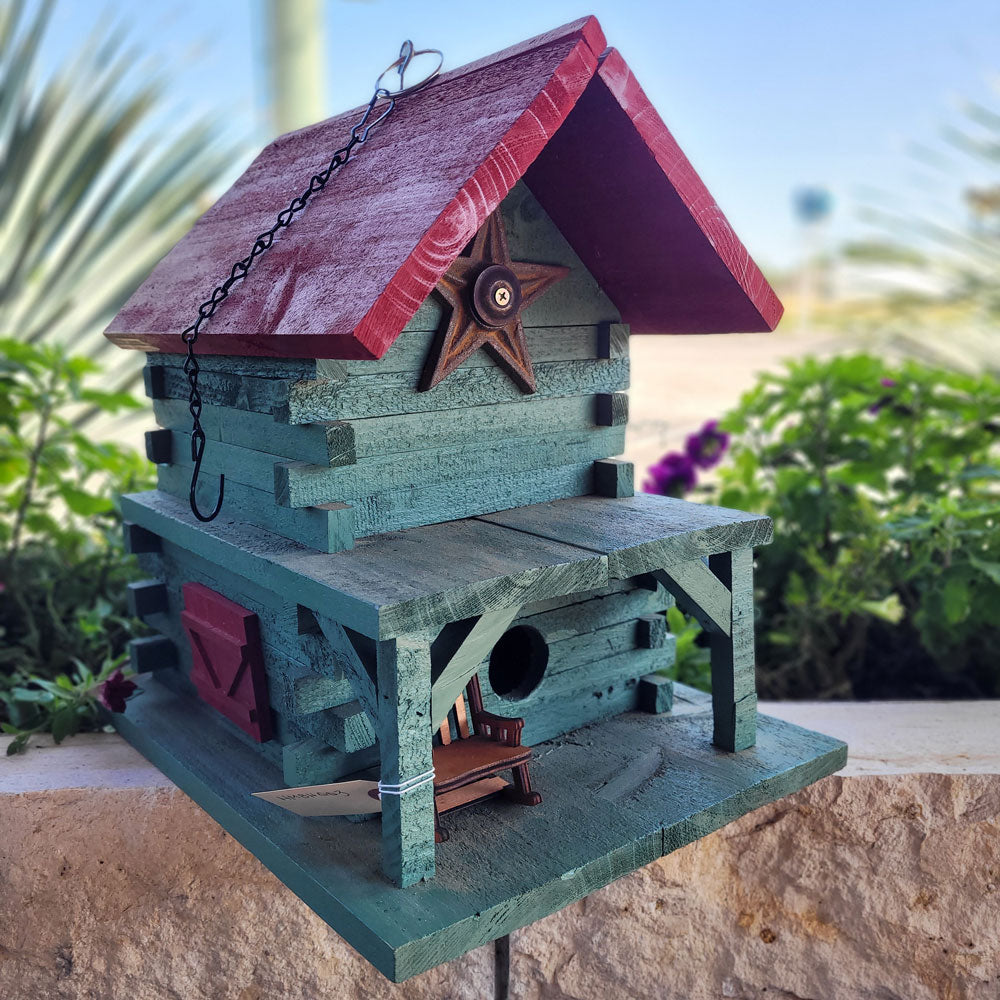 Tx Star Handmade Wooden Birdhouse