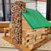 Handmade Wooden Green Roof Birdhouse Garden Supplies - Decorations MISC   