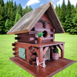 Handmade Wooden Southwestern Birdhouse Garden Supplies - Decorations MISC   